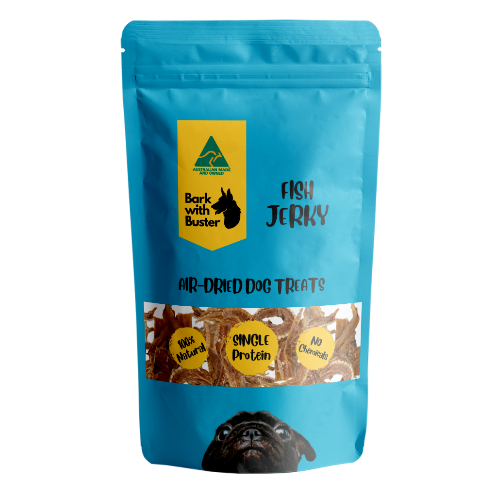 Fish Jerky Dog Treats - Natural AUSSIE FISH for your DOG
