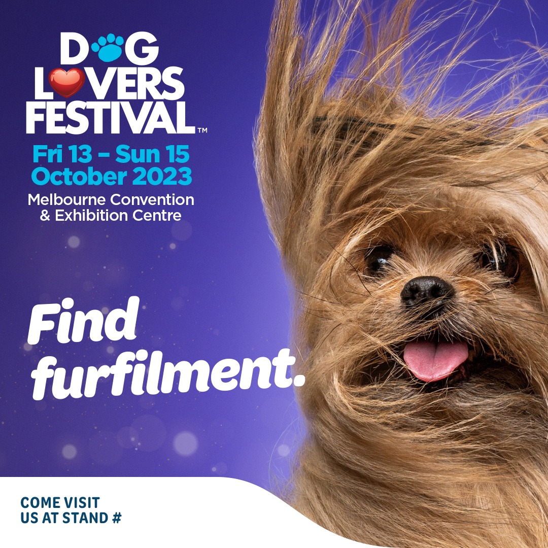 Bark with Buster at the Melbourne Dog Lovers Festival 2023
