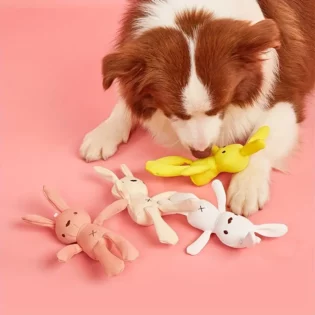 Dog and cat Toy Cream Rabbit