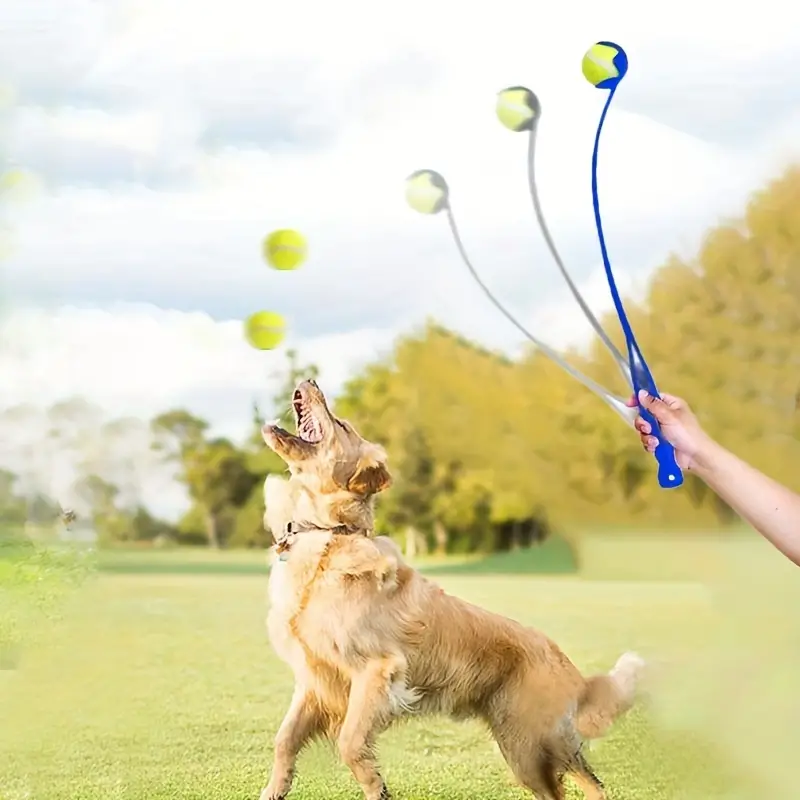 Interactive Dog Fetch Toy Sport Launcher Ball Thrower For Pet Training & Fun!