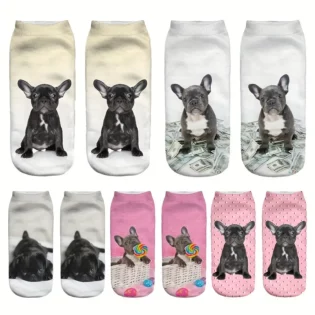 French Bulldog Designer Cotton Socks