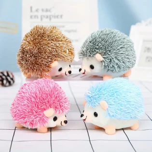 Hedgehog Plush Dog Toy
