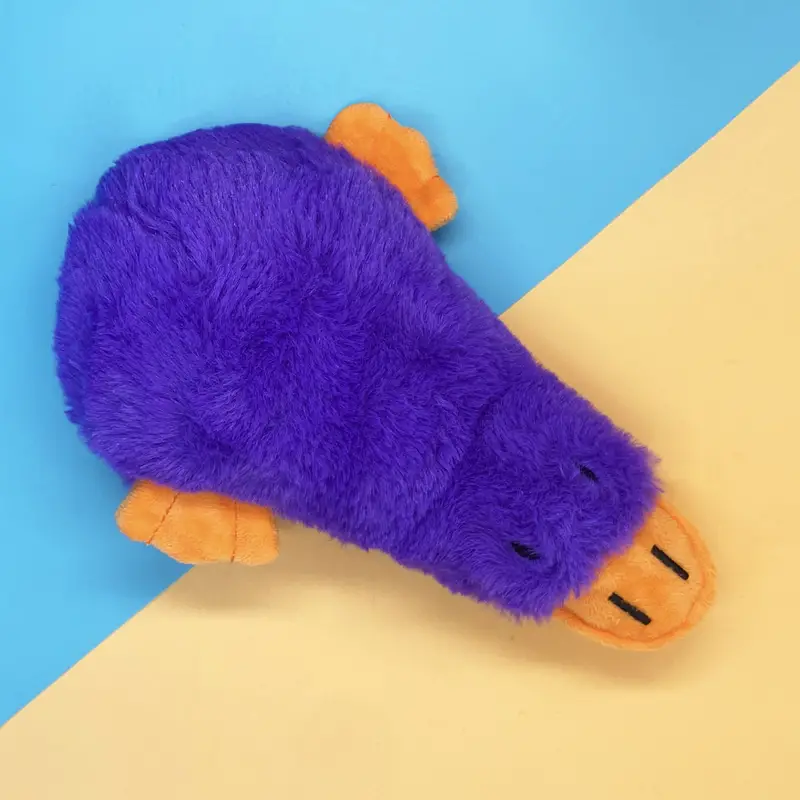 Interactive Plush Duck Dog Toy. Order your Interactive Purple Duck Dog Plush Toy today and give your dog the Interactive Dog Plush Toy With Squeaker - Perfect Chew Toy For Small And Medium Dogs-bark-with-buster