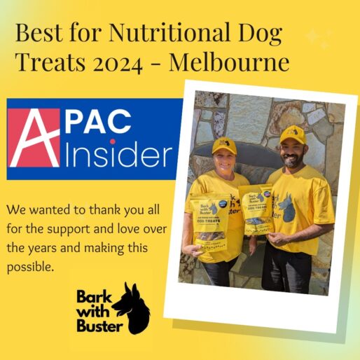 Bark With Buster Wins Best Nutritional Dog Treats Award