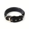 Pet Dog Collar, Soft Dog Nylon Strap Collar Black